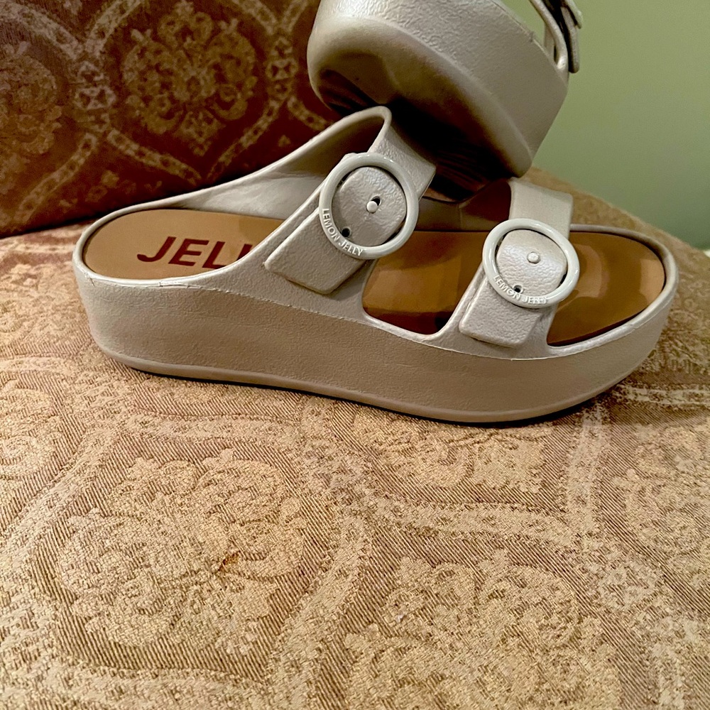Lemon Jelly platform shoes